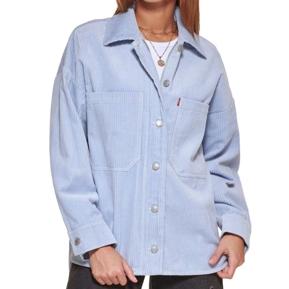 Levi's Women's Zip-Front Lined Oversized Shacket S